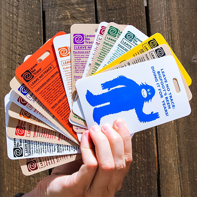 leave no trace ethics cards